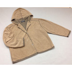Wms Hood Crop Jacket Khaki